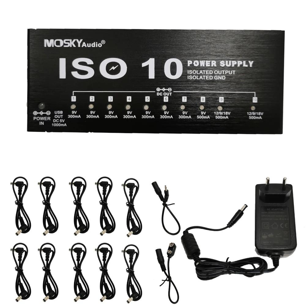 MOSKY ISO-10 Ÿ Ʈ    ġ, 10  DC , 5V USB , 9V 12V 18V ȣ Ÿ ׼